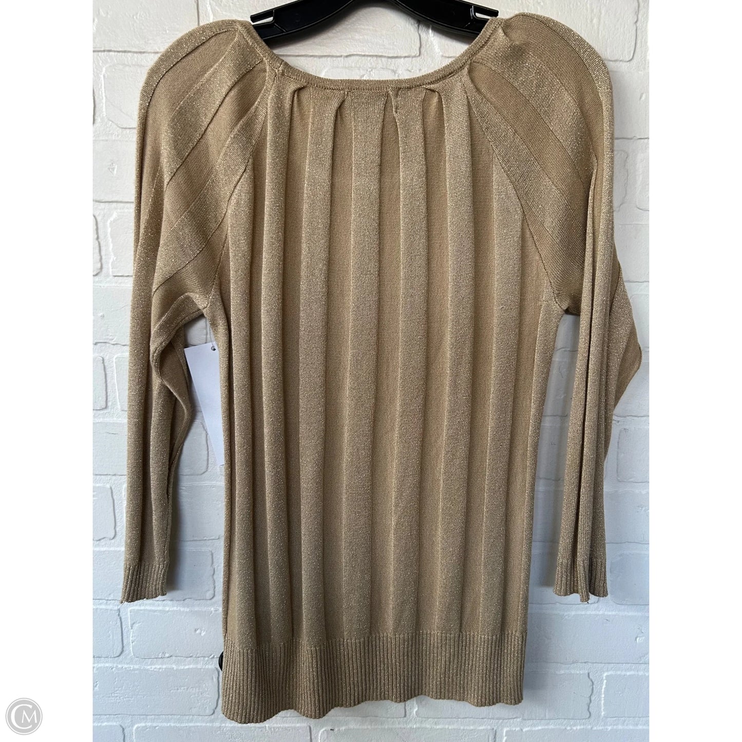 Sweater By Joseph A. In Gold, Size: Lp