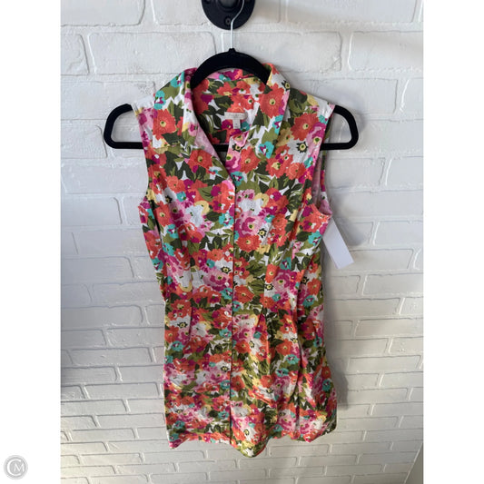 Dress Casual Short By Talbots In Floral Print, Size: Mp