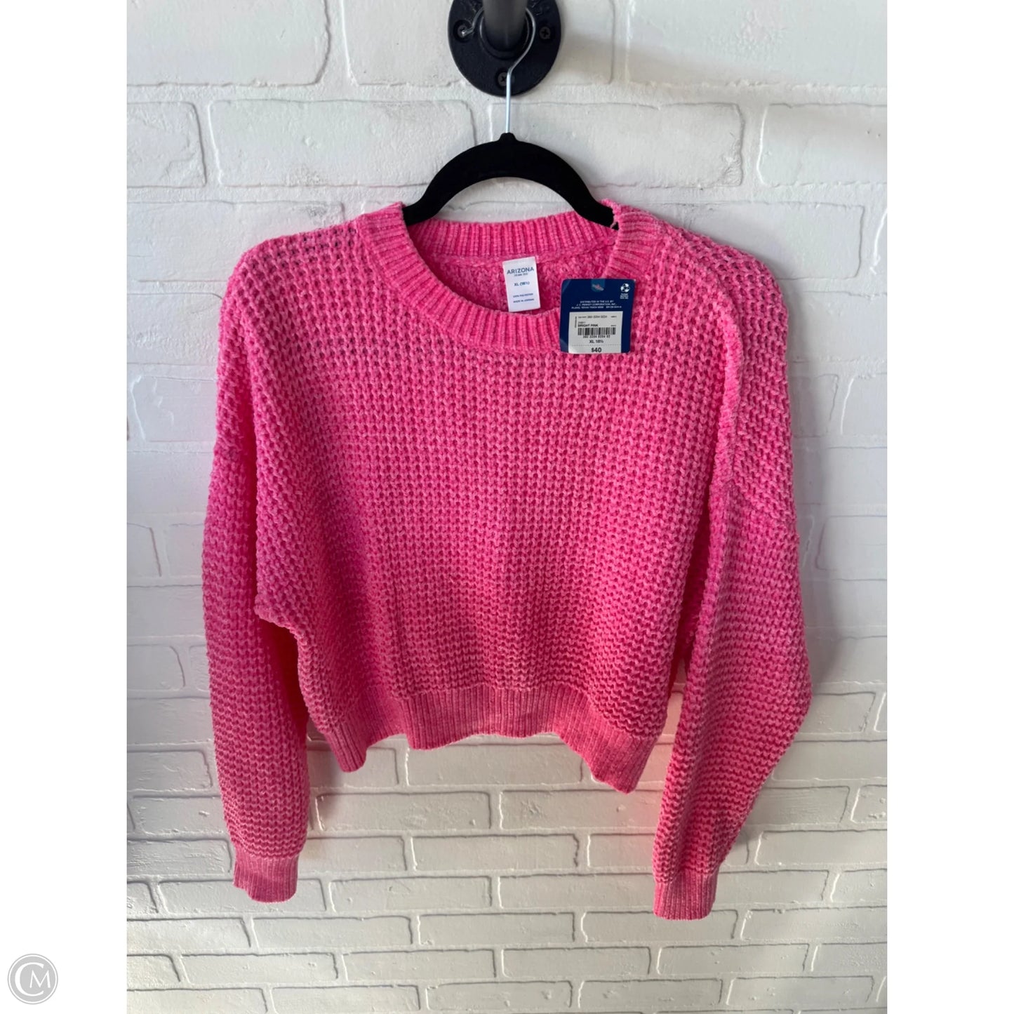 Sweater By Arizona In Pink, Size: Xl