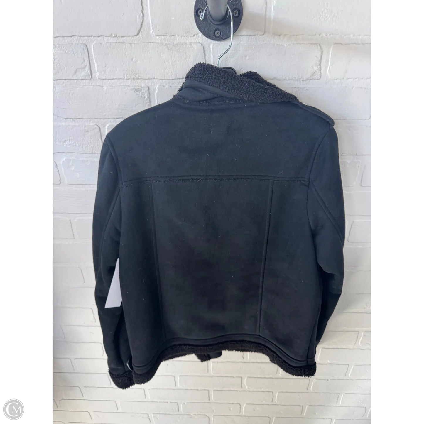 Jacket Moto By Peyton Jensen In Black, Size: S