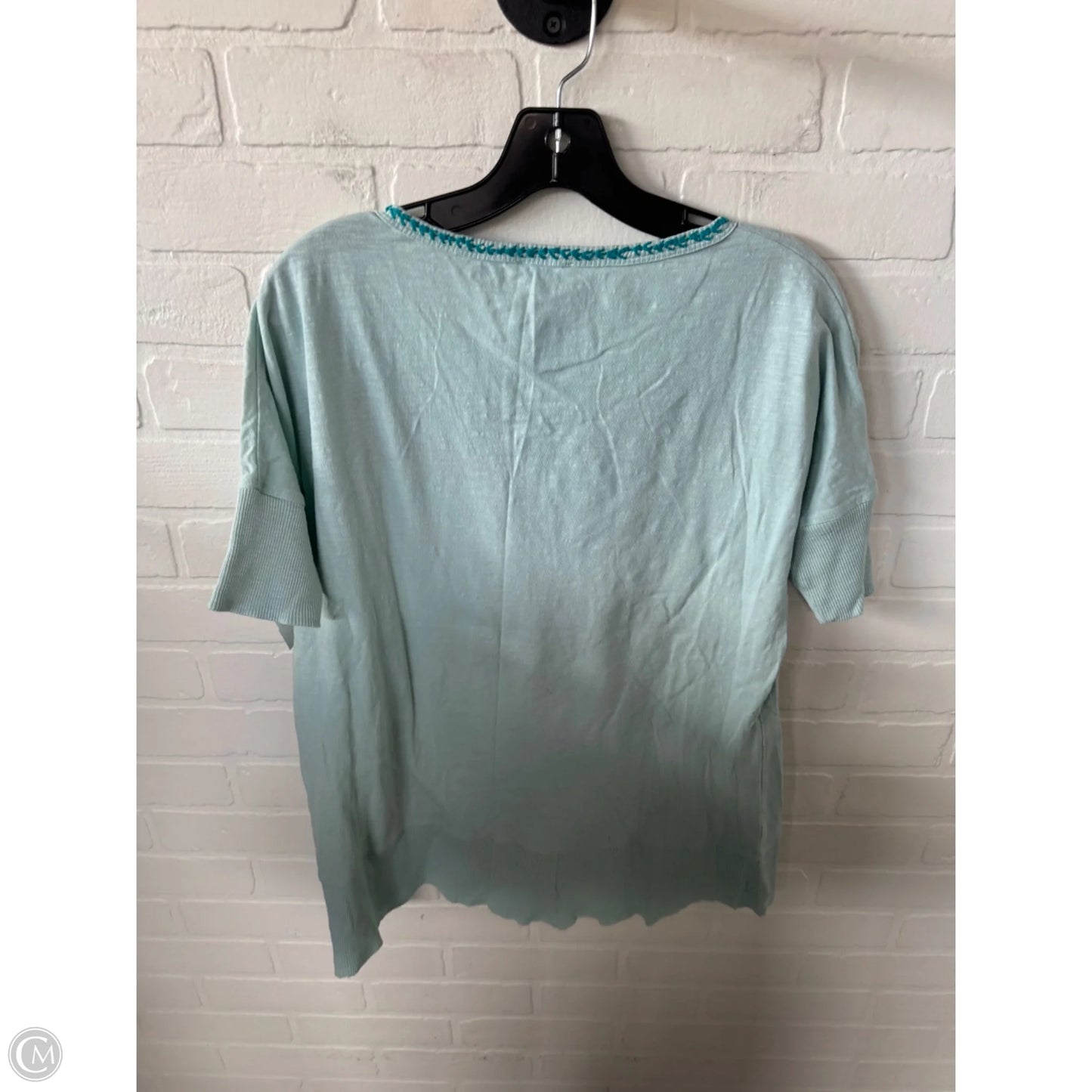 Top Short Sleeve By Sundance In Blue & Purple, Size: Xs