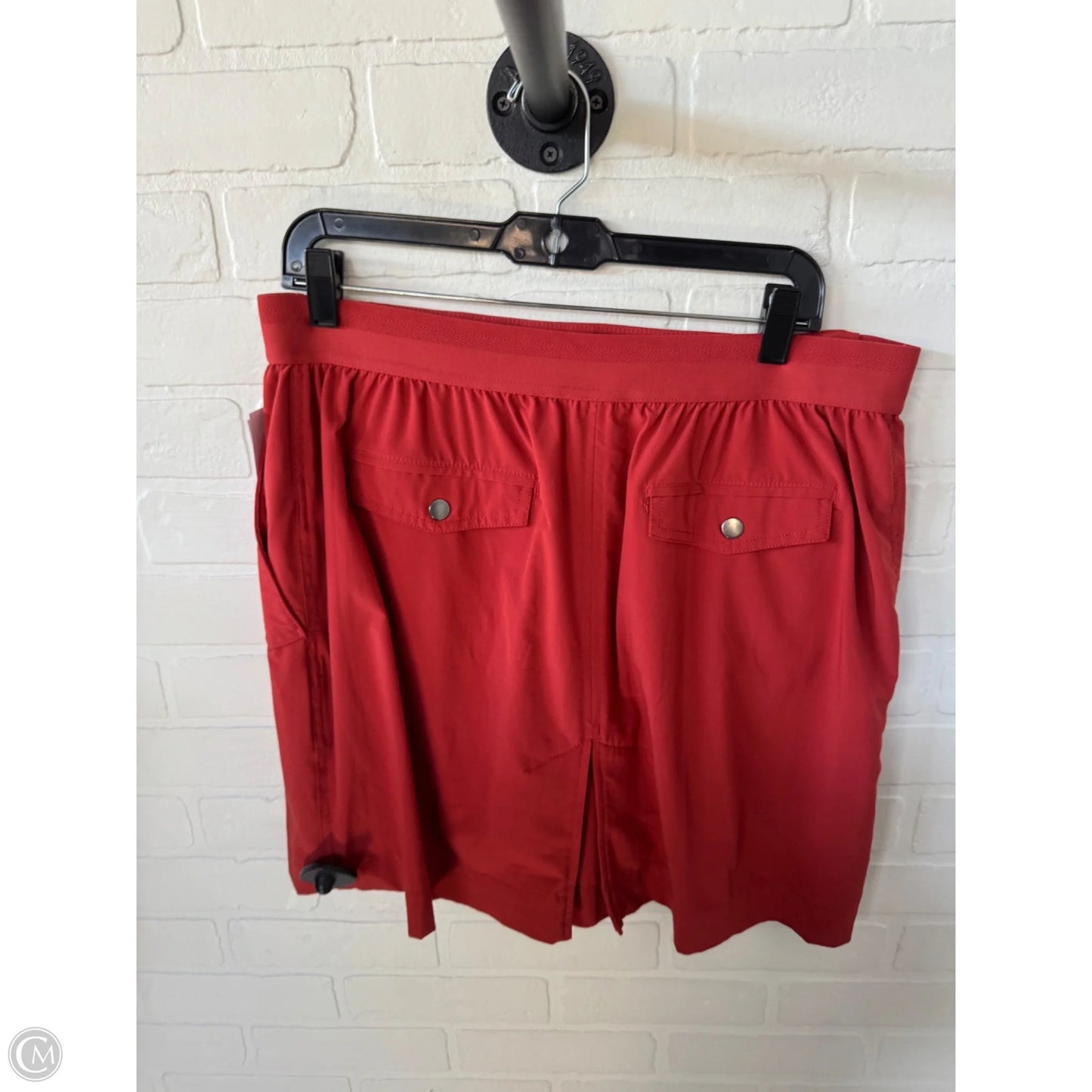 Athletic Skort By Athleta In Orange, Size: 16