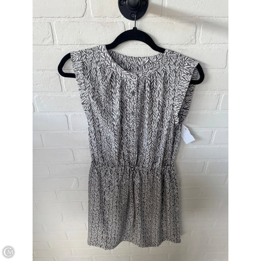 Dress Casual Short By Loft In Grey & White, Size: Xs