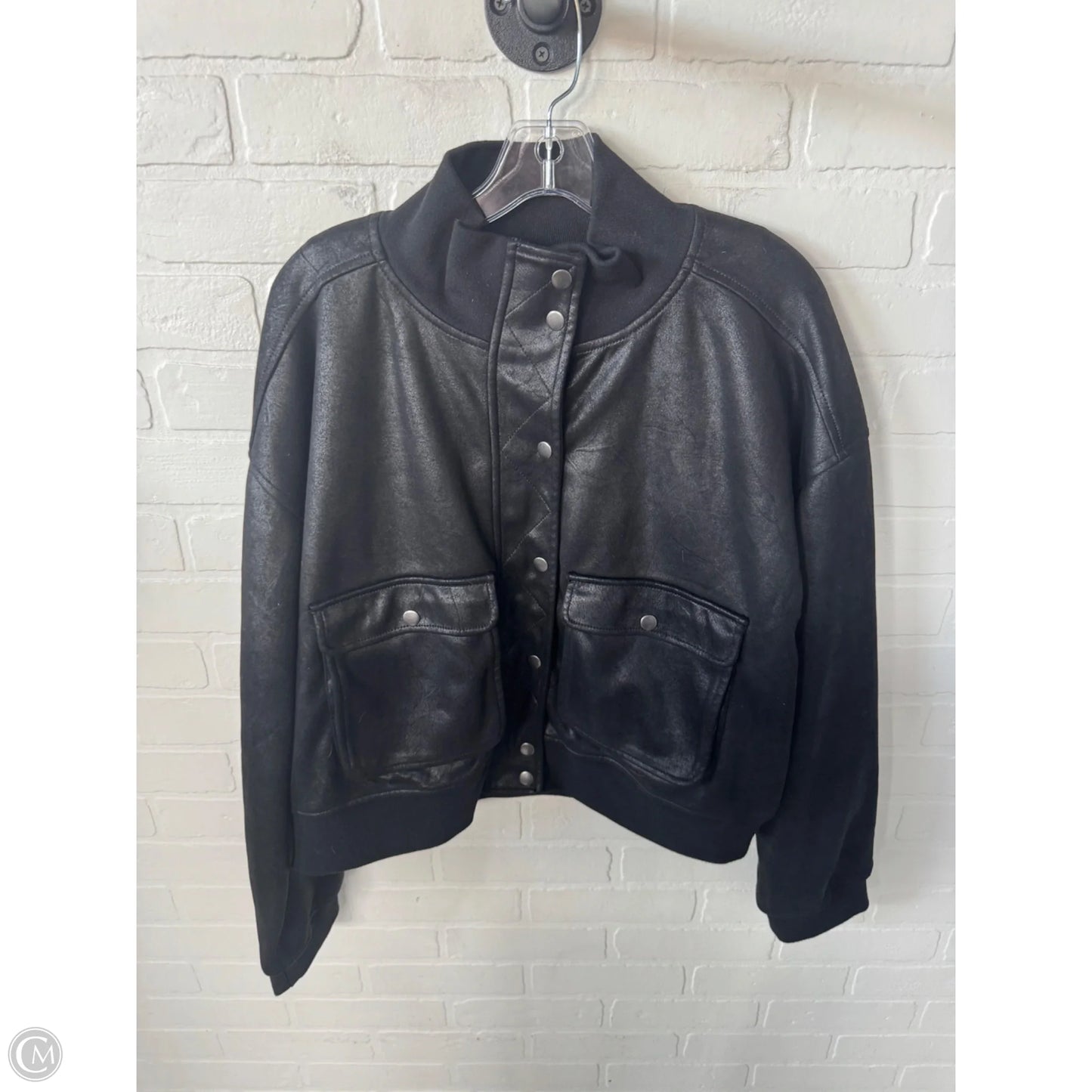 Jacket Moto By Evereve In Black, Size: Xl