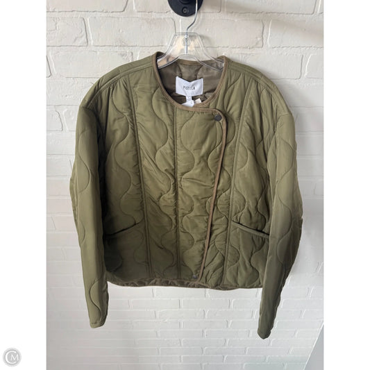 Jacket Puffer & Quilted By Pistola In Green, Size: L