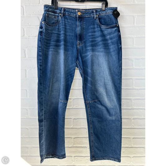 Jeans Wide Leg By Kut In Blue Denim, Size: 12