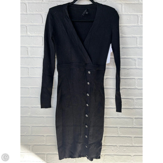 Dress Sweater By Guess In Black, Size: M