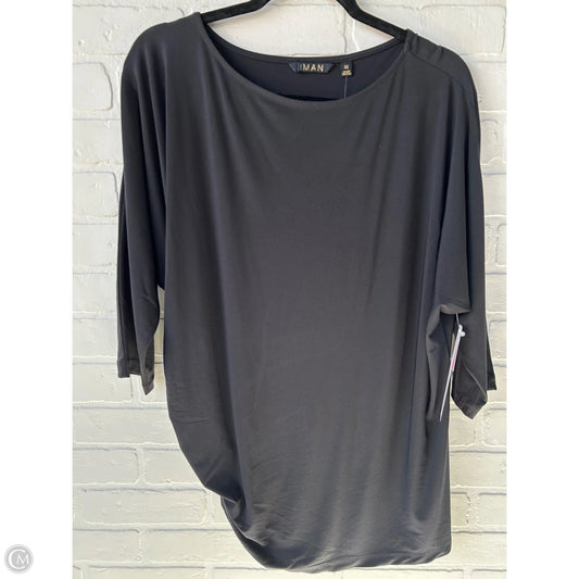 Top 3/4 Sleeve By Clothes Mentor In Black, Size: M