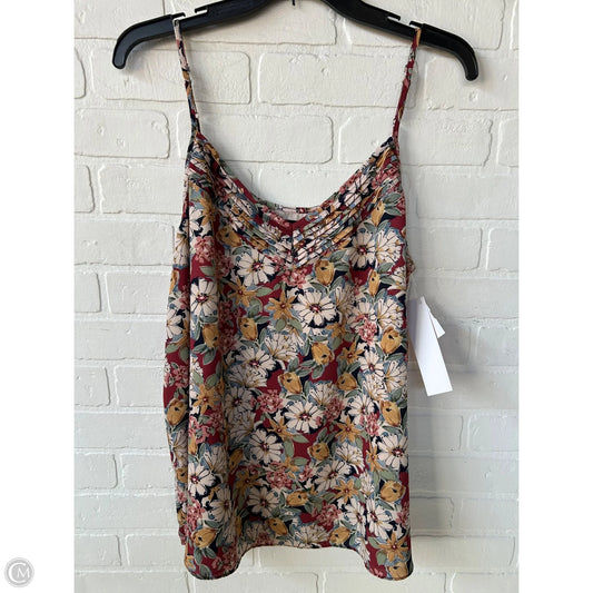 Top Sleeveless By 1.state In Red & Tan, Size: Xl