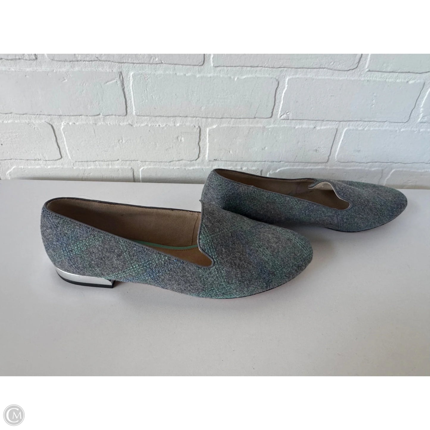 Shoes Flats By Talbots In Grey, Size: 8.5