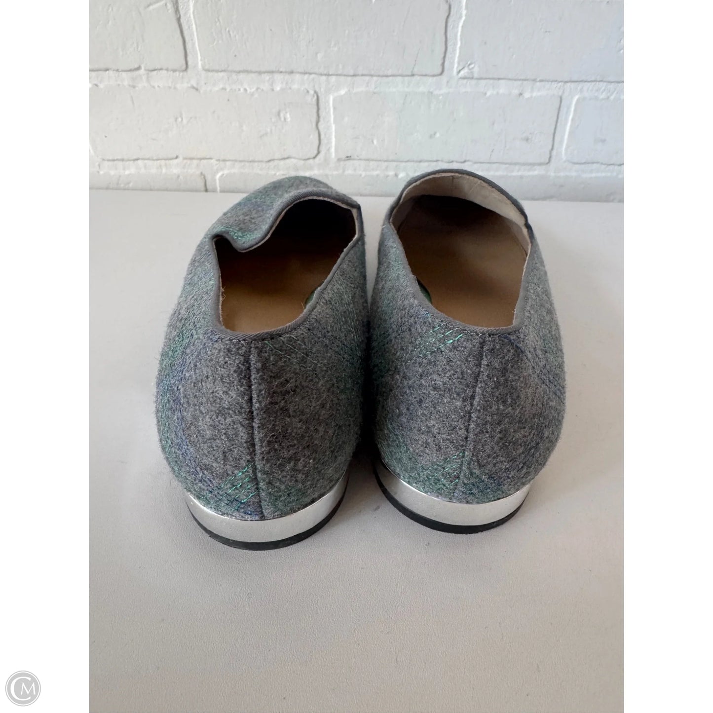 Shoes Flats By Talbots In Grey, Size: 8.5