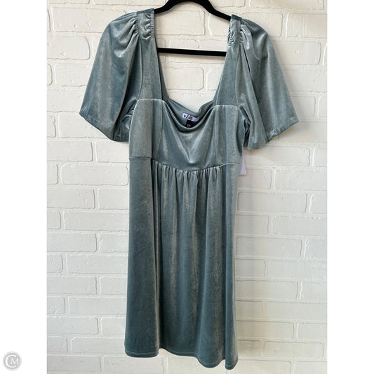 Dress Party Short By Clothes Mentor In Blue, Size: Xxl