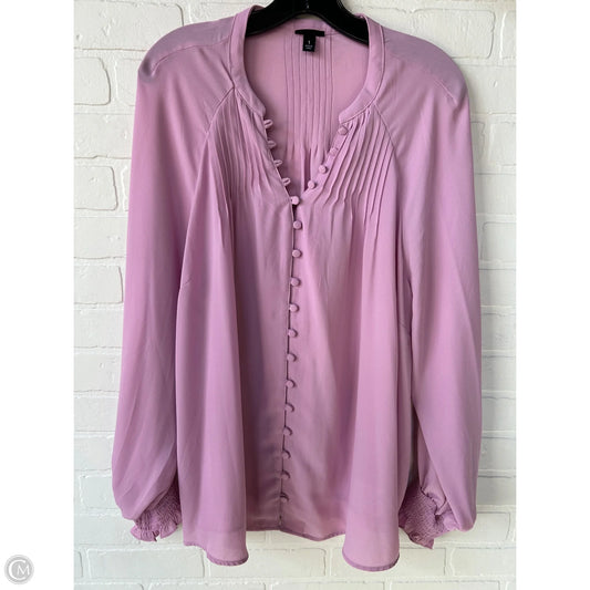 Top Long Sleeve By Torrid In Pink, Size: 1x