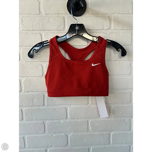 Athletic Bra By Nike In Orange, Size: Xs