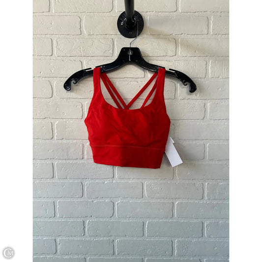 Athletic Bra By Lululemon In Orange, Size: S