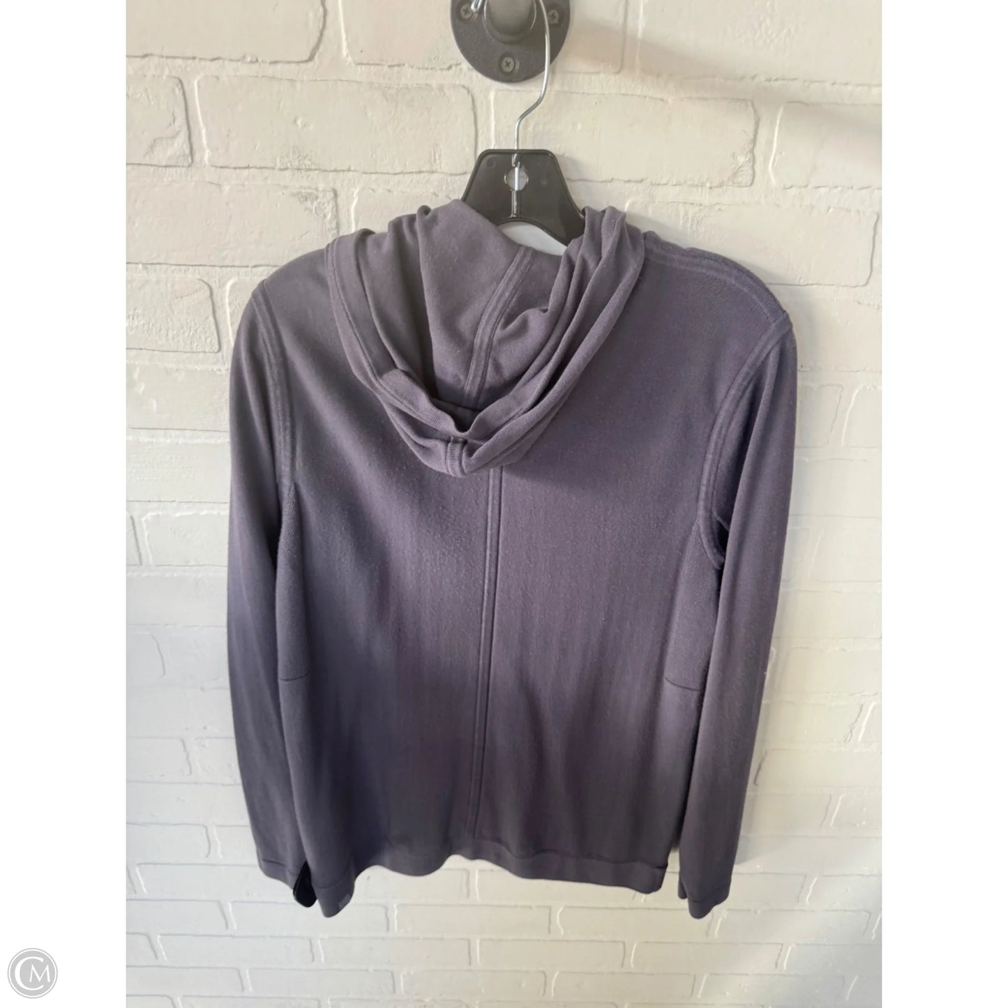 Athletic Sweatshirt Hoodie By Lululemon In Purple, Size: M