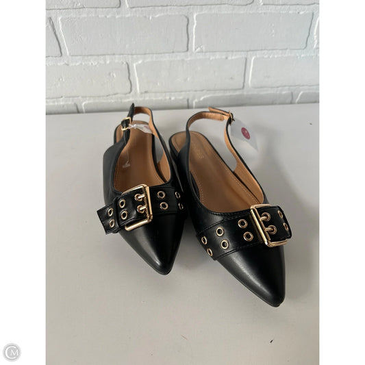 Shoes Flats By Clothes Mentor In Black, Size: 8