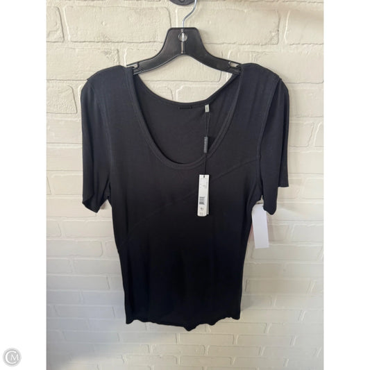 Top Short Sleeve Basic By Elie Tahari In Black, Size: L