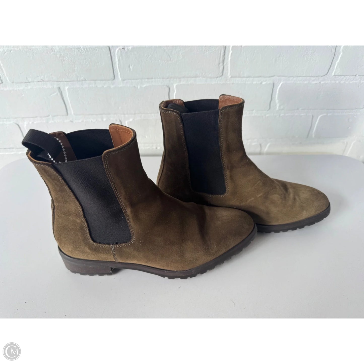 Boots Ankle Flats By Cma In Green, Size: 7.5