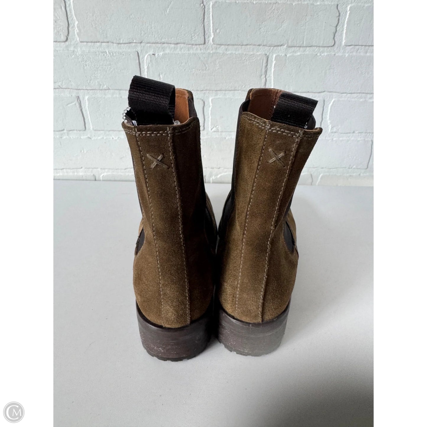 Boots Ankle Flats By Cma In Green, Size: 7.5