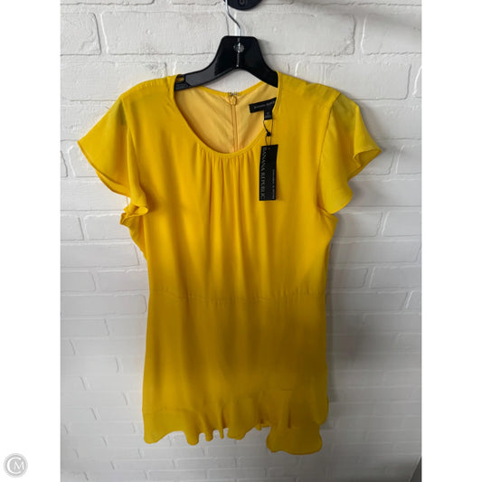 Dress Party Short By Banana Republic In Yellow, Size: L