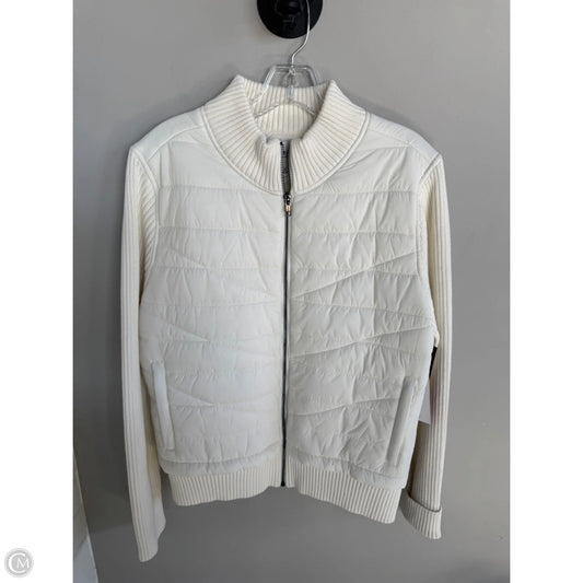 Jacket Puffer & Quilted By Liverpool In Cream, Size: Xl