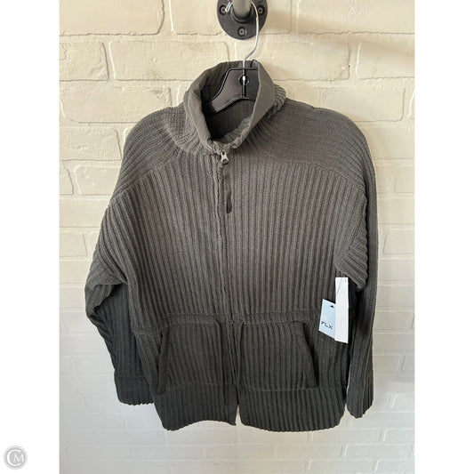 Sweater Cardigan By Flx In Green, Size: L