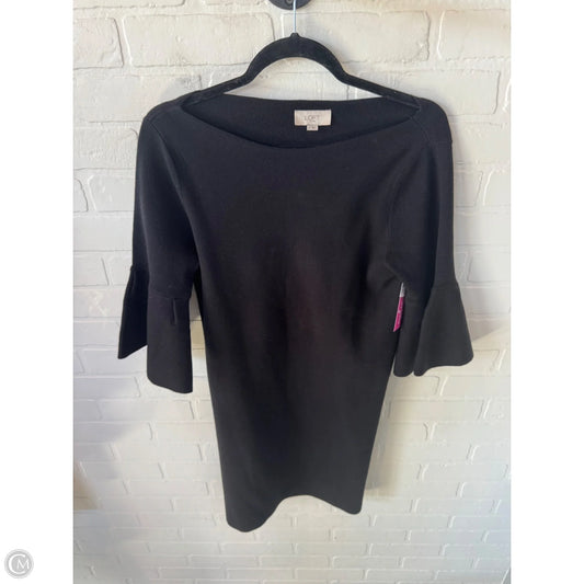 Dress Sweater By Loft In Black, Size: S