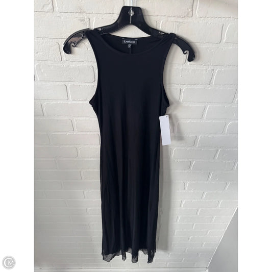Dress Party Midi By Bebe In Black, Size: Xs