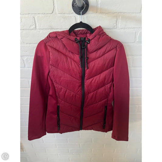 Jacket Puffer & Quilted By Dkny In Red, Size: S