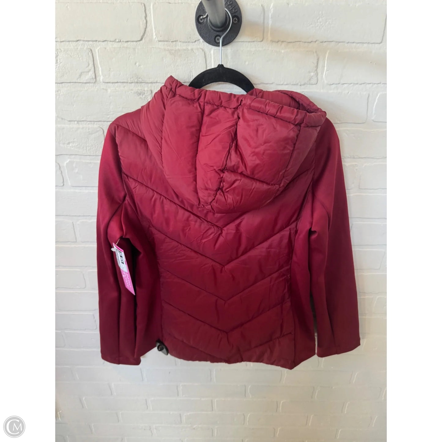 Jacket Puffer & Quilted By Dkny In Red, Size: S