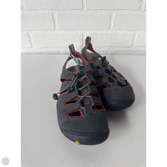 Shoes Athletic By Keen In Grey & Orange, Size: 7
