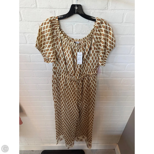 Jumpsuit By Cupshe In Brown & Tan, Size: Xl
