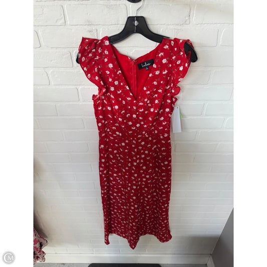 Jumpsuit By Lulus In Red & White, Size: S