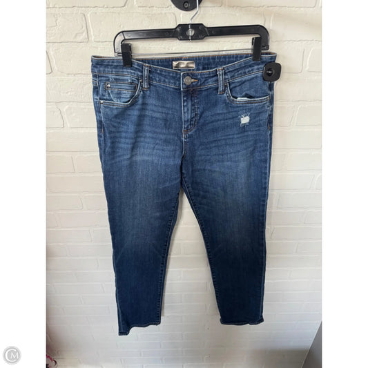 Jeans Boyfriend By Kut In Blue Denim, Size: 10