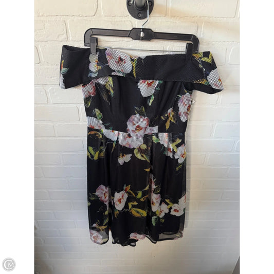 Dress Party Short By Clothes Mentor In Black & White, Size: M