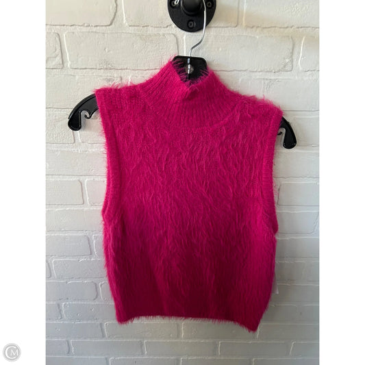 Vest Sweater By Jessica Simpson In Pink, Size: M