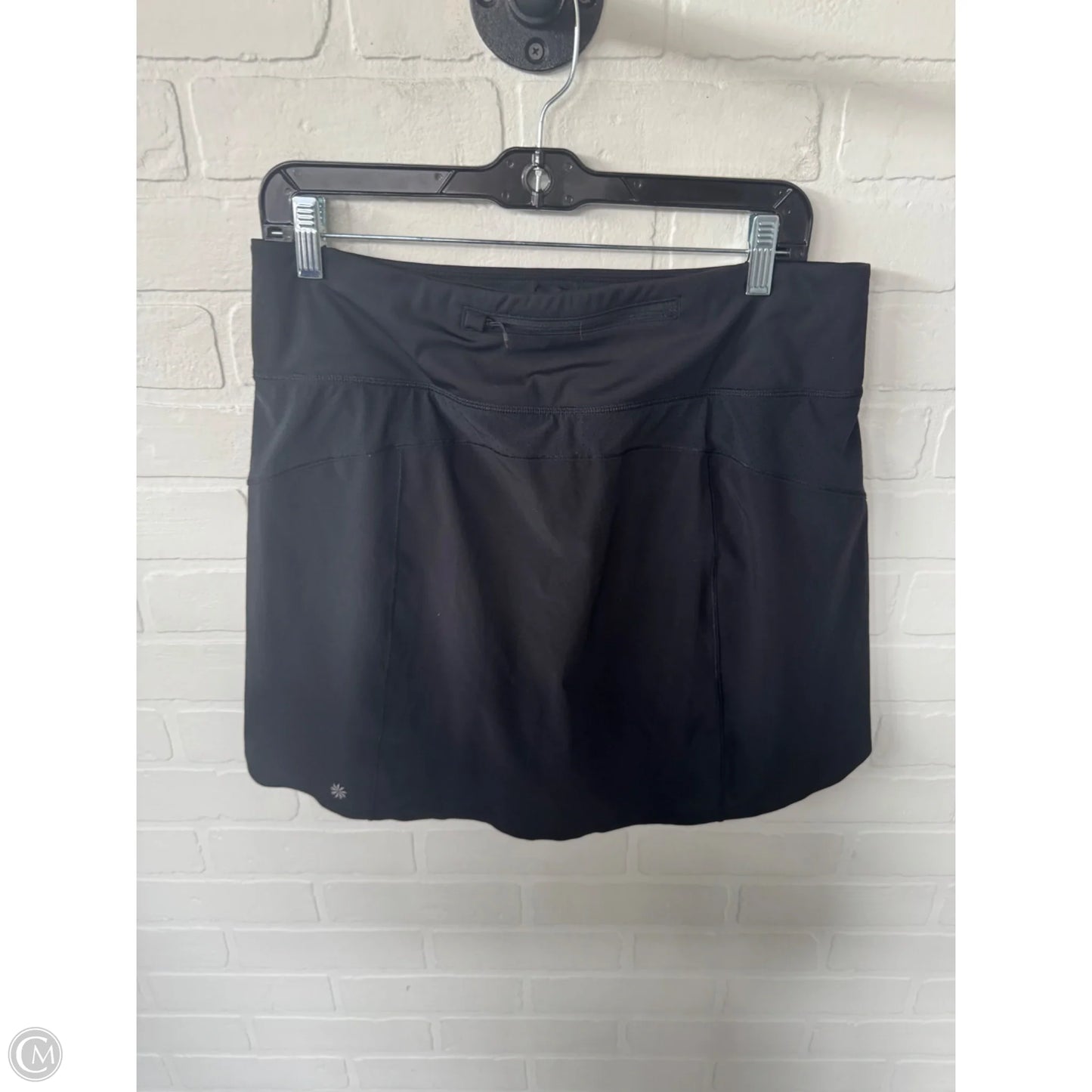 Athletic Skort By Athleta In Black, Size: 12