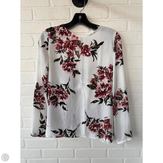 Top Long Sleeve By Clothes Mentor In Red & White, Size: Xs