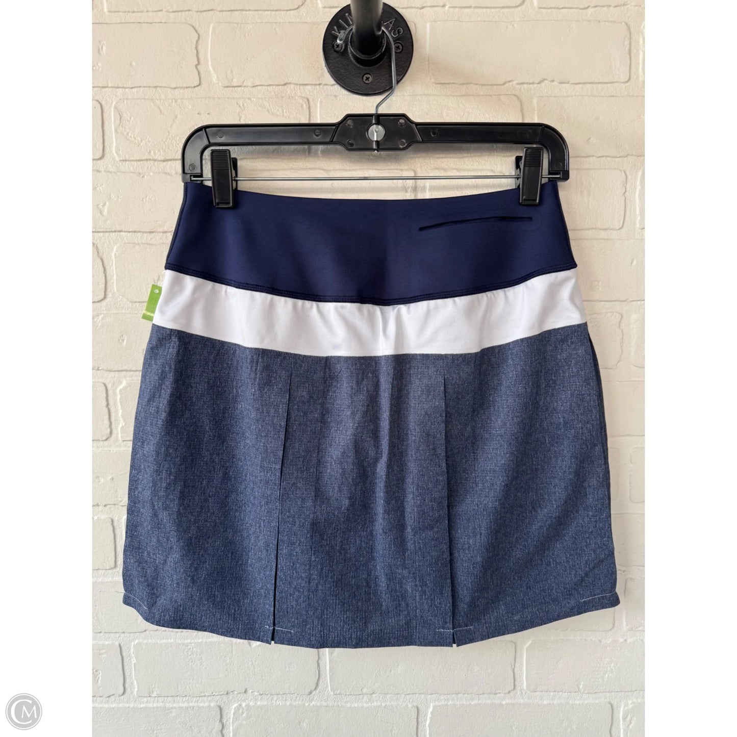 Athletic Skort By Puma In Blue & White, Size: 4
