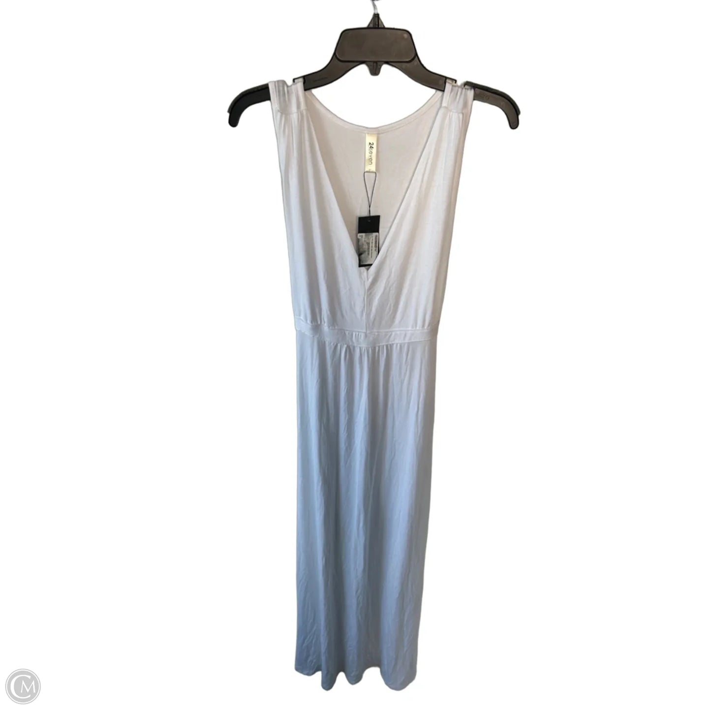 Dress Casual Maxi By Clothes Mentor In White, Size: L