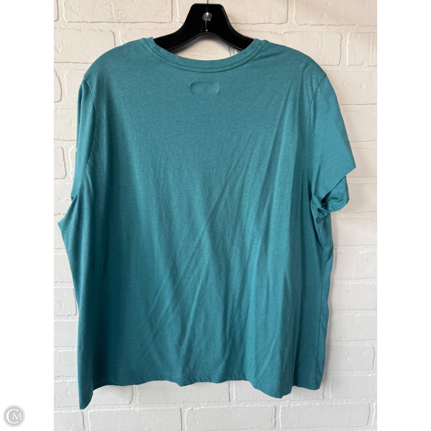 Top Short Sleeve Basic By Columbia In Blue & Purple, Size: 1x