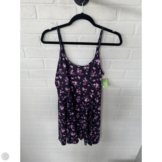 Dress Casual Short By Cme In Black & Pink, Size: L