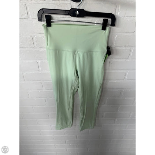Athletic Leggings Capris By Lululemon In Green, Size: 6
