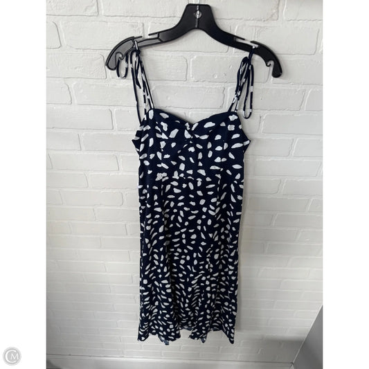 Dress Casual Midi By Lulus In Blue & White, Size: M