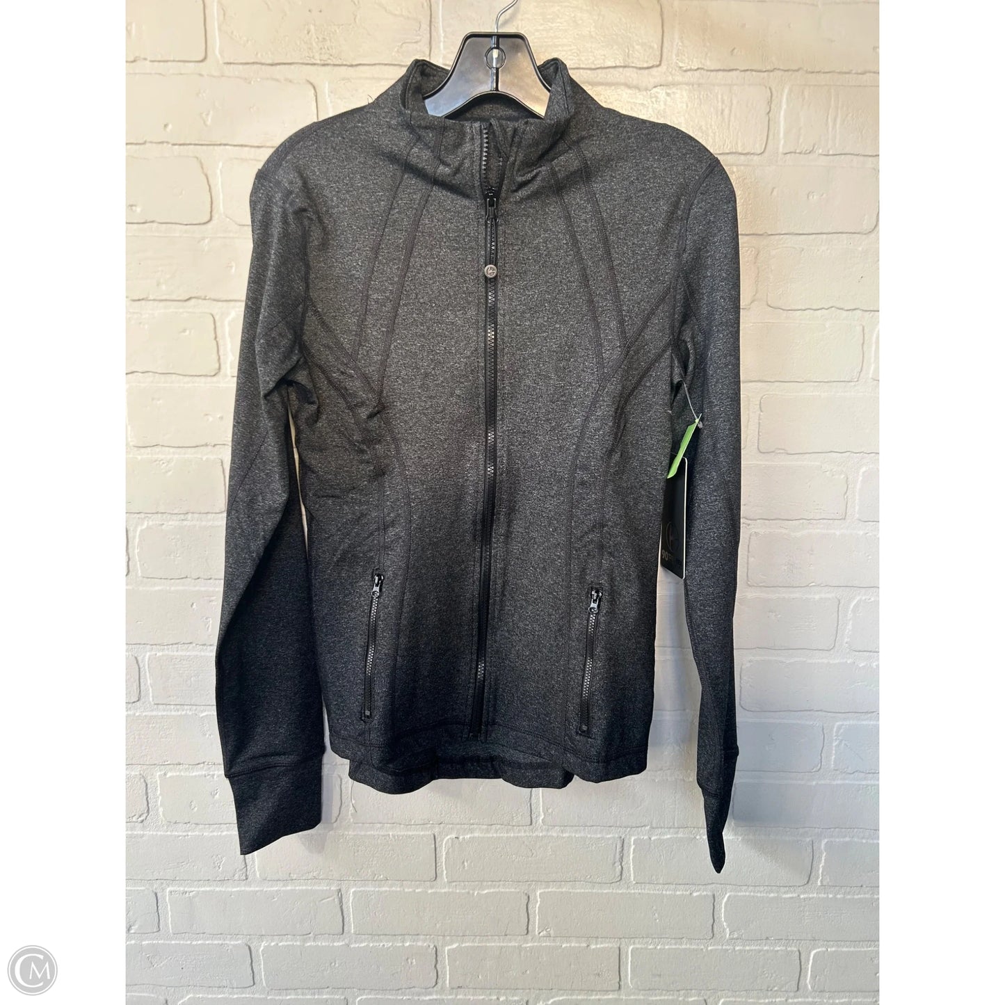 Athletic Jacket By 90 Degrees By Reflex In Grey, Size: S