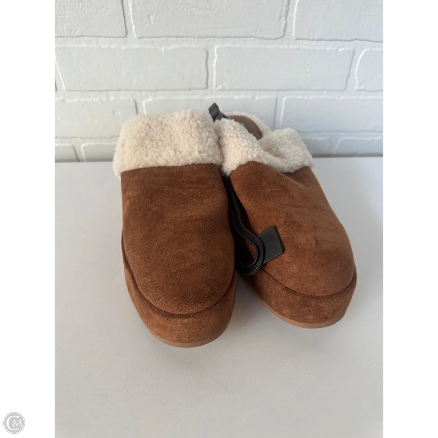 Shoes Heels Platform By Time And Tru In Brown, Size: 10