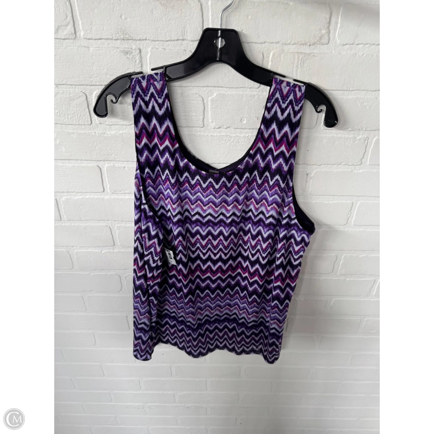 Top Sleeveless By Chicos In Purple, Size: Xxl