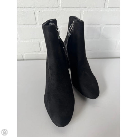 Boots Ankle Heels By Clothes Mentor In Black, Size: 8.5
