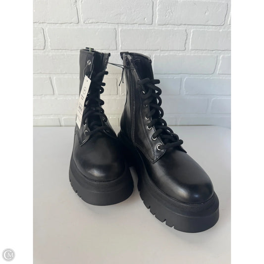 Boots Combat By No Boundaries In Black, Size: 9